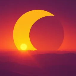 When the moon meets the sun
