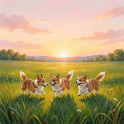 Corgi Sun Day