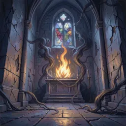 Ink in the flame