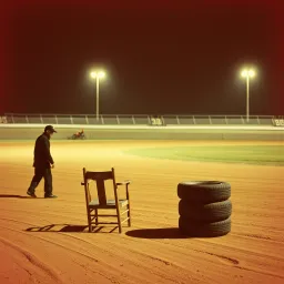 Under checkered flags