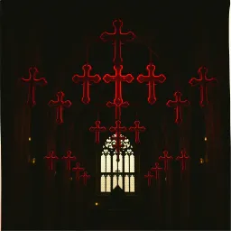 Velvet crosses