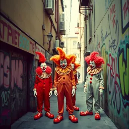 Payasos de Circo
