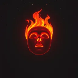 Fire Behind the Mask