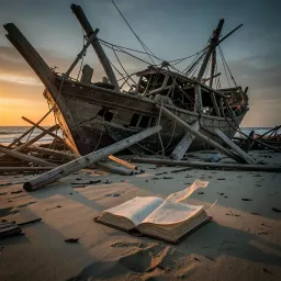 The man beneath the wreckage