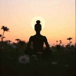 Warrior in a Garden