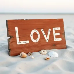 Broke Up On A Beach