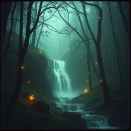 Ethereal Cascade of The Earth's Magic Wind