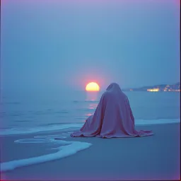 Na praia