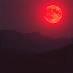 Red Moon Glow