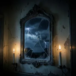 The Reflected Face in the Mirror