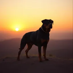 Rottweiler, stolz und stark 