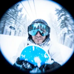 Snowboarding Blizzard