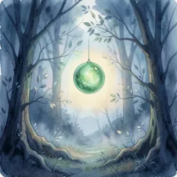 Green eyed ghost