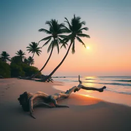 Beach is hot.