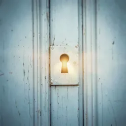 Blue Porch Light