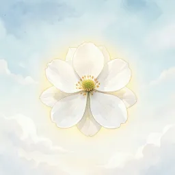 Eine zarte Blume