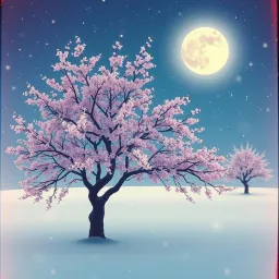 Moonlit Cherry Blossom