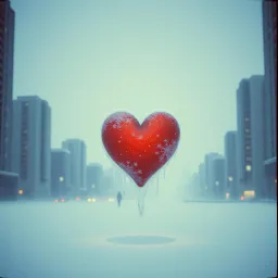 Frozen heart in Seoul