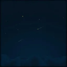 Kiss under the stars