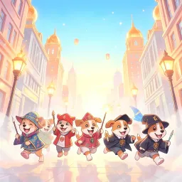 Honden in capes