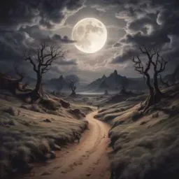 Under the moonlight 