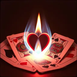 Readied Made With The Cards Of Spades.