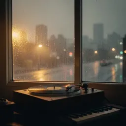Rain On The Window Glass