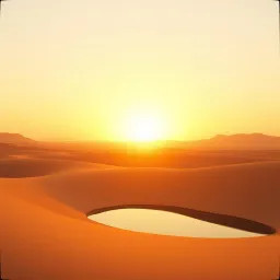 No Silêncio do deserto