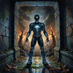 Adam in Black Armor