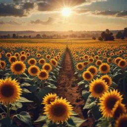 Sunflowers and Smiles