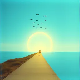 Blue Sky Morning