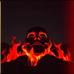 Fire Behind the Mask