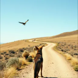 Eagles in the air
