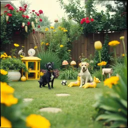 The Grass Dog Sitting
