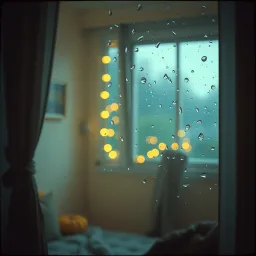 Rain is falling