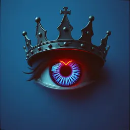 Das Auge so blau!