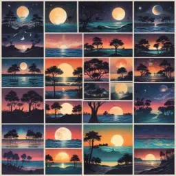 Moonlit Sky