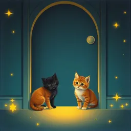 Nugget & Onyx at the Door