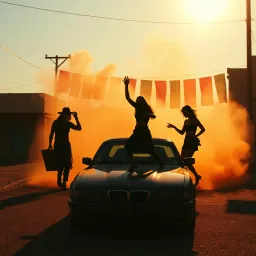Hood Battle in New Mexico
