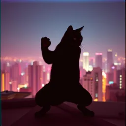 KUNG FU MASTER ONYX THE CAT