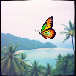 One legged butterfly