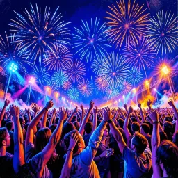Lights on fire