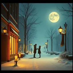 Under the Christmas Moon