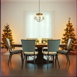Empty chairs at Christmas 