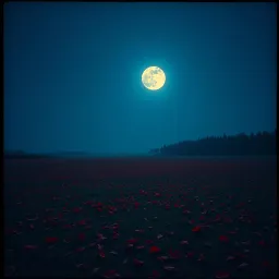 Senja merah di ufuk barat