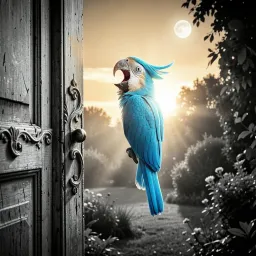 Cockatoo at the Bedroom Door