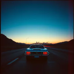 Blue Mustang