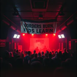 Borders Burn, Kids Learn