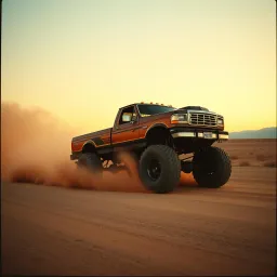 Jucked up truck