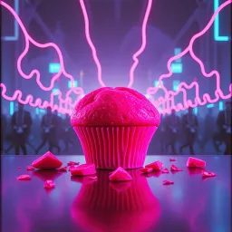 Broken muffin.